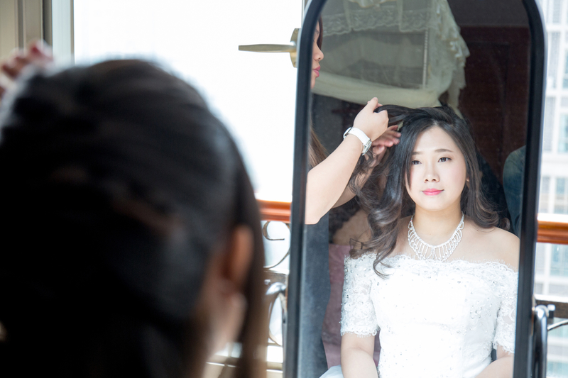 全天婚礼新娘跟妆
